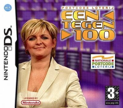 Een tegen 100 Postcode Loterij [Nintendo DS], Spelcomputers en Games, Games | Nintendo DS, Zo goed als nieuw, Ophalen of Verzenden