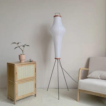 Akari Rijstpapier Vloerlamp met LED en E27 Fitting - Sfeervo, Huis en Inrichting, Verzenden, Nieuw