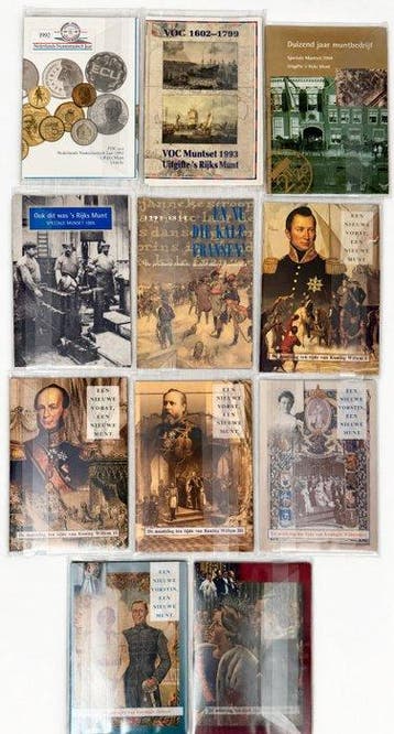 Nederland. Complete Collection of 11 Holland Coin Fair Sets