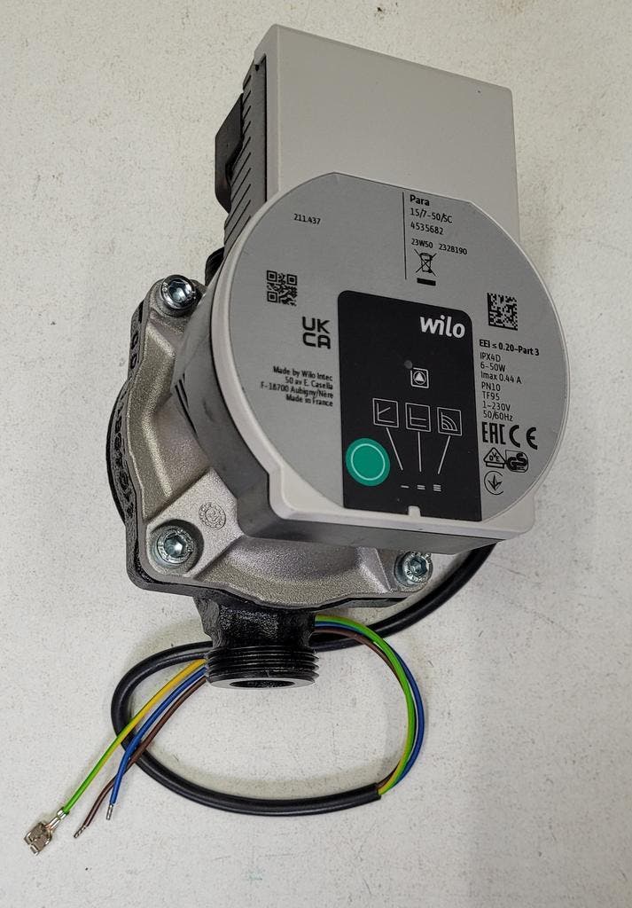 WILO PARA 15-7-130 POMP INTERGAS 075157 NIEUW, Doe-het-zelf en Verbouw, Verwarming en Radiatoren, Nieuw, Ophalen of Verzenden