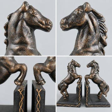 Boekensteunen (2) - *** Boeksteunen die paarden rechtop