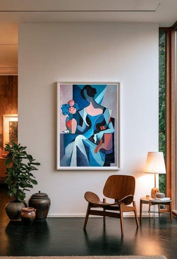 E. Pérez Lezcano - Belleza en azul XL (No Reserve)