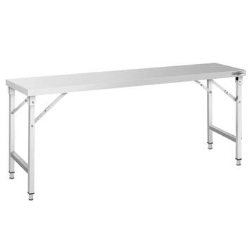 GGM Gastro | RVS werktafel - inklapbaar - 2000x700mm |, Zakelijke goederen, Horeca | Meubilair en Inrichting, Verzenden, Nieuw in verpakking