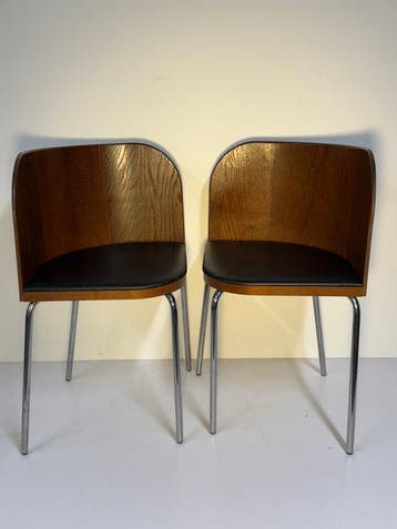 IKEA - Sandra Kragnert - Stoel (2) - FUSION - Hout, Metaal,