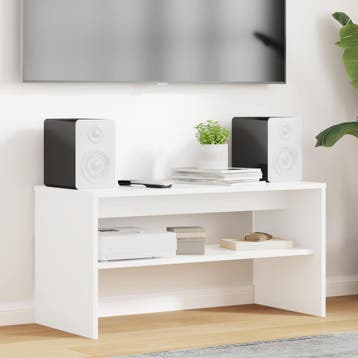 vidaXL TV-kast 80 x 35 x 40 cm Wit Bewerkt hout, Minder dan 50 cm, Verzenden, Nieuw, Minder dan 100 cm