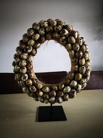 Kwarteleitjes doos 60 stuks uitgeblazen voor decoratie, Ophalen of Verzenden, Nieuw