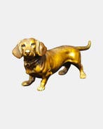 Franz Bergman Style - Beeldje - High-quality Bronze Sausage, Antiek en Kunst