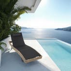 Wicker ligbed Moana - natuur, Tuin en Terras, Tuinsets en Loungesets, Verzenden, Nieuw