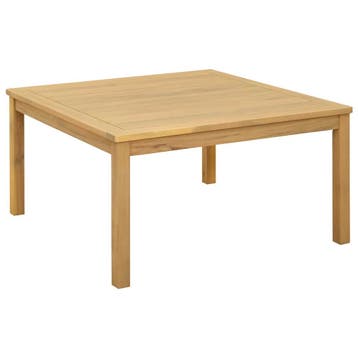 vidaXL Salontafel Licht acacia 85 x 85 x 45 cm Massief, Tuin en Terras, Tuintafels, Verzenden, Nieuw
