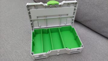 Inzetbakjes voor Festool mini sortainer - Groen, 4x (SYS3), Verzenden, Nieuw