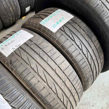 2 x Bridgestone Potenza 205-45-17 Zomerbanden 4,5mm, Gebruikt, 17 inch, Band(en), Personenwagen