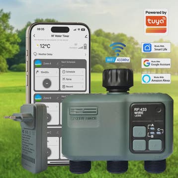 Slimme Tuin Water Timer met Wifi & RF433 - 3 Uitgangen, Auto, Verzenden, Nieuw