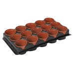 Talen Tools Plantenpotjes Rond Ø 7 cm - 18 Stuks voor Eff.., Tuin en Terras, Kweekspullen, Ophalen of Verzenden, Nieuw