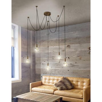 LED Hanglamp - Hangverlichting - Trion Cardino - E27 Fitting, Huis en Inrichting, Lampen | Hanglampen, Ophalen of Verzenden, Nieuw