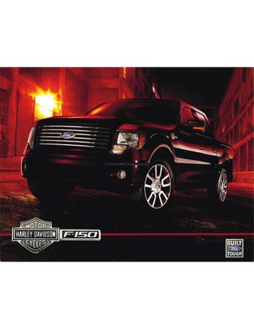 2010 FORD F-150 HARLEY DAVIDSON EDITION LEAFLET ENGELS, Nieuw, Ford, Author