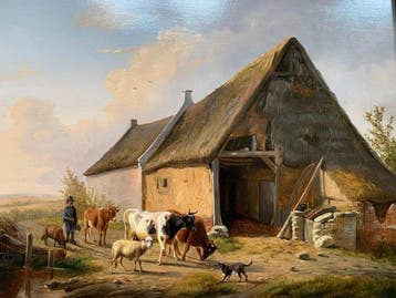 Louis Pierre Verwee (1807-1877) - Return of the Cattle