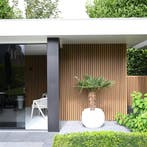 Triple rhombus gevelbekleding / Breed profiel / Composiet, 25 tot 50 mm, Nieuw, Ophalen of Verzenden, 250 tot 300 cm