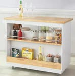 Keukentrolley met Werkblad, Lades & Kruidenrek – 110 cm, Huis en Inrichting, Keuken | Keukenelementen, Verzenden, Nieuw