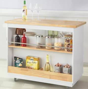 Keukentrolley met Werkblad, Lades & Kruidenrek – 110 cm, Verzenden, Nieuw