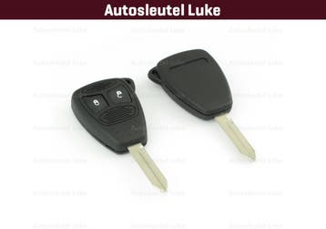 2-knop sleutel behuizing kpb1282 voor Dodge, Verzenden, Nieuw
