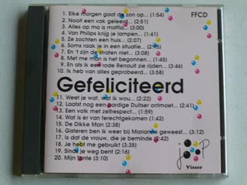 Joop Visser - Gefeliciteerd (met handtekening), Ophalen of Verzenden, Zo goed als nieuw