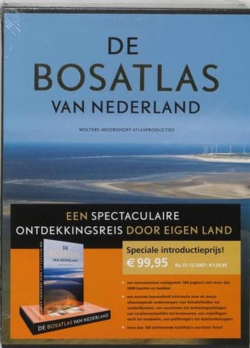 De Bosatlas van Nederland | 9789001122317 (Gebonden) |, Ophalen of Verzenden, Zo goed als nieuw