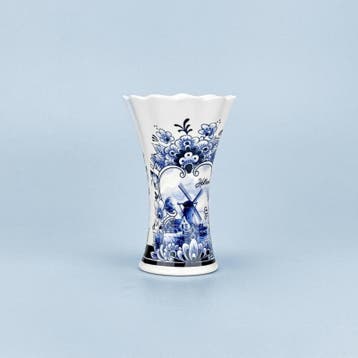 Vaas keramiek klein - delftsblauw, Ophalen of Verzenden, Nieuw