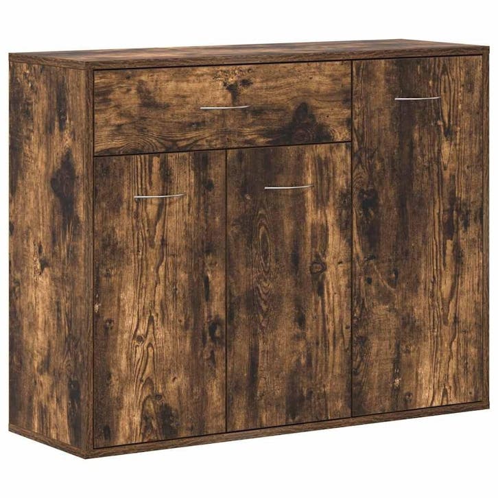 Retro Dressoir | Massief Hout 88cm | Laatste Stuk!, Huis en Inrichting, Kasten | Dressoirs, 50 tot 100 cm, 25 tot 50 cm, Met lade(s)