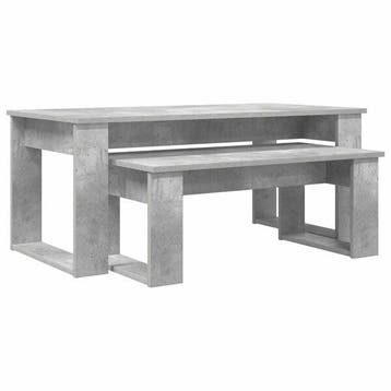 Salontafel beton look | 40% Korting | Tweedekansje, Huis en Inrichting, Tafels | Salontafels, 100 tot 150 cm, Zo goed als nieuw