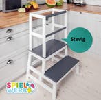 Speeltoren Leertoren Barn Wit Antraciet grenenhout, Verzenden, Nieuw