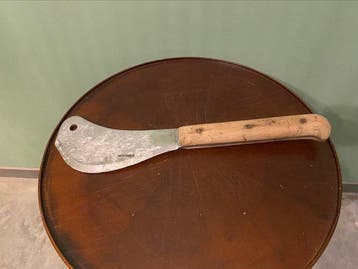 Inoxydable - Keukenmes - Cleaver - Staal, Hout - Frankrijk -