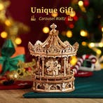 ROKR Romantic Carousel – 3D Houten Muziekdoos, Verzenden, Nieuw