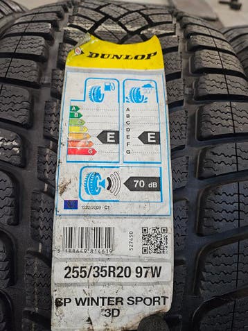 255/35/20 97W DUNLOP WINTERBANDEN NIEUW MEGA ACTIE !, Ophalen, 255 mm, Nieuw, Winterbanden