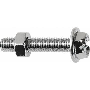 Bofix Spatbordbout M5x12 - Staal - Zilver - Set van 100, Ophalen of Verzenden, Nieuw, Frame