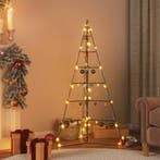 vidaXL Kerstdecoratie kerstboom 140 cm metaal zwart, Diversen, Kerst, Verzenden, Nieuw