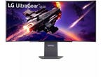 LG UltraGear 45GS95QE - Curved OLED Monitor - 240Hz - Zwart, Verzenden, Zo goed als nieuw, LG
