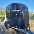 Humbaur Polyester Paardentrailer Aluminium bodem Zadelkamer, Dieren en Toebehoren, Zo goed als nieuw, Polyester, 2-paards trailer