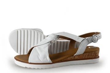 Gabor Sandalen in maat 41 Wit, Verzenden, Wit, Gabor, Sandalen of Muiltjes