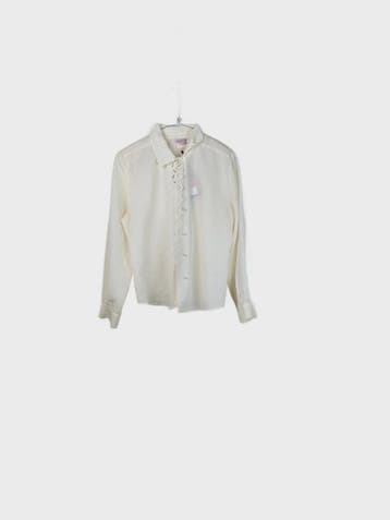 LAUREN LEE Blouse Dames maat M Crème Vintage, Ophalen of Verzenden, Nieuw