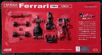 Kyosho 1:64 - Model raceauto - KYOSHO #15 FERRARI 126C4 N°27, Nieuw
