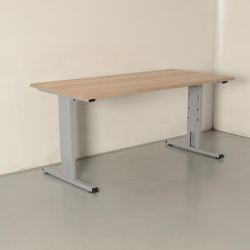 Solidesk bureau, bladkleur naar keuze , 160 x 80 cm, hoogte, Huis en Inrichting, Bureaus, Ophalen of Verzenden, Nieuw