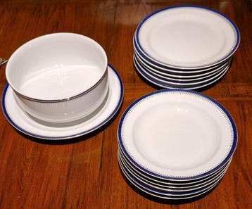 Richard Ginori - Tafelservies voor 6 (14) - Porselein - Nog