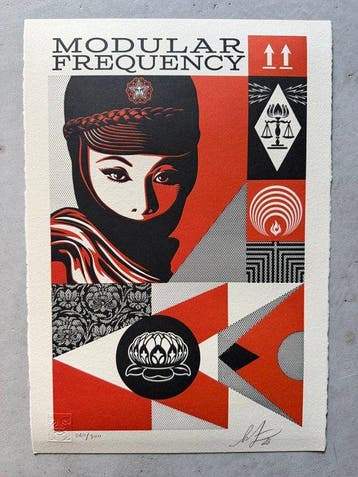 Shepard Fairey (OBEY) (1970) - Modular Frequency