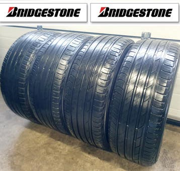 4x 215 50 R18 BRIDGESTONE 8 en 5 a 5.5mm €62,50 P.S GEMONT, Auto-onderdelen, Banden en Velgen, Ophalen, 18 inch, Band(en), Personenwagen