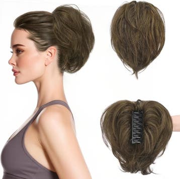 Extensions Echt Haar 20cm Brown Mix - Laatste Stuk!, Ophalen of Verzenden, Zo goed als nieuw, Pruik of Haarverlenging