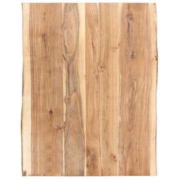 vidaXL Tafelblad 80x(50-60)x3,8 cm massief acaciahout, Verzenden, Nieuw