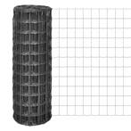 vidaXL Euro hek 25x1,2 m staal grijs, Verzenden, Nieuw, IJzer, Minder dan 1 meter