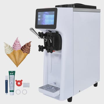Professionele Soft Serve IJsmachine - 4L Hopper - 10.6 QT/U, Verzenden, Nieuw