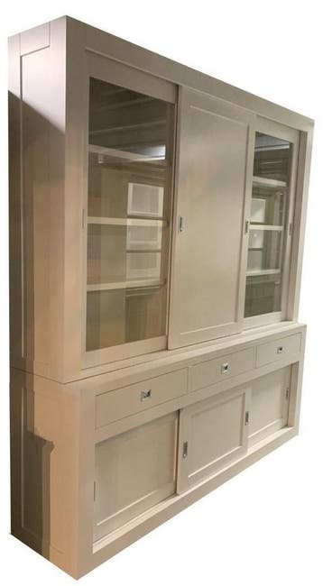 Buffetkast wit Schagen XL 240 X 240cm dichte middendeur, Ophalen of Verzenden, Nieuw