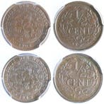 Nederland. 1/2 Cent 1909 & 1912 (Graded MS64BN) (Zonder, Postzegels en Munten, Munten | Nederland